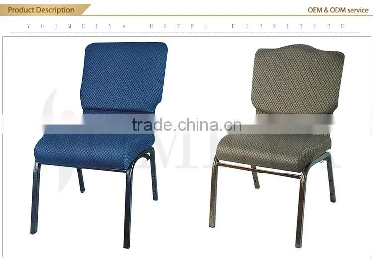 Wholesale fabric church pews stackable iron chair cheap church chair