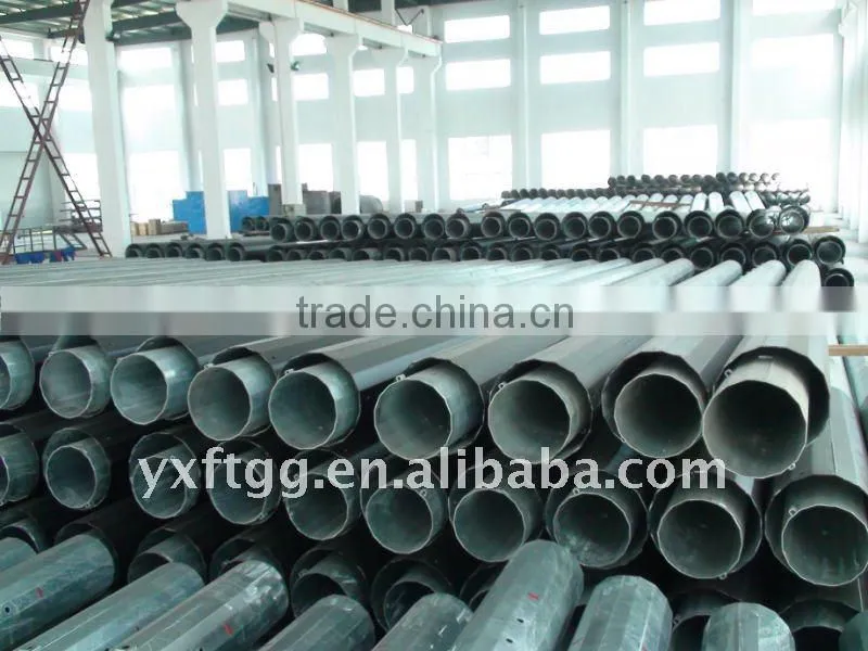 Hot Sell 10-500kv electrical power steel pole