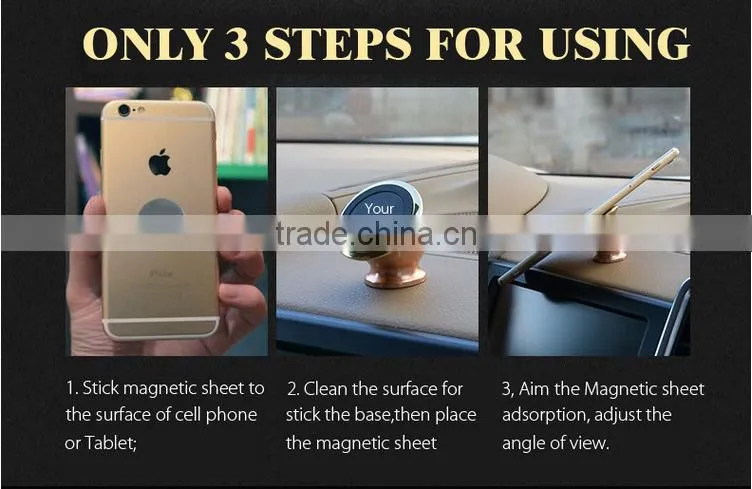 Foldable Phone Mount Holder Magnetic Car Phone Holder
