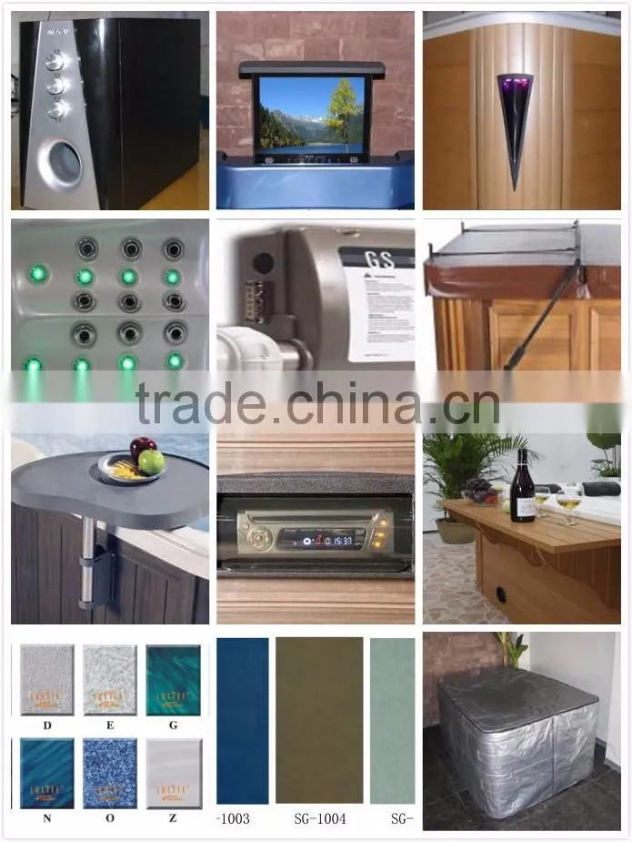 Swimming pool outdoor swim spa dual zone swim spa massage spa