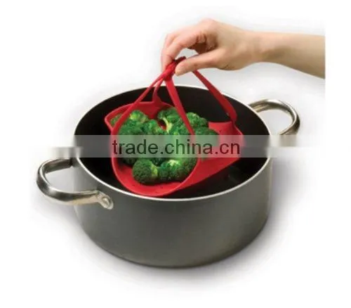 high quality vegetable silicone steamer