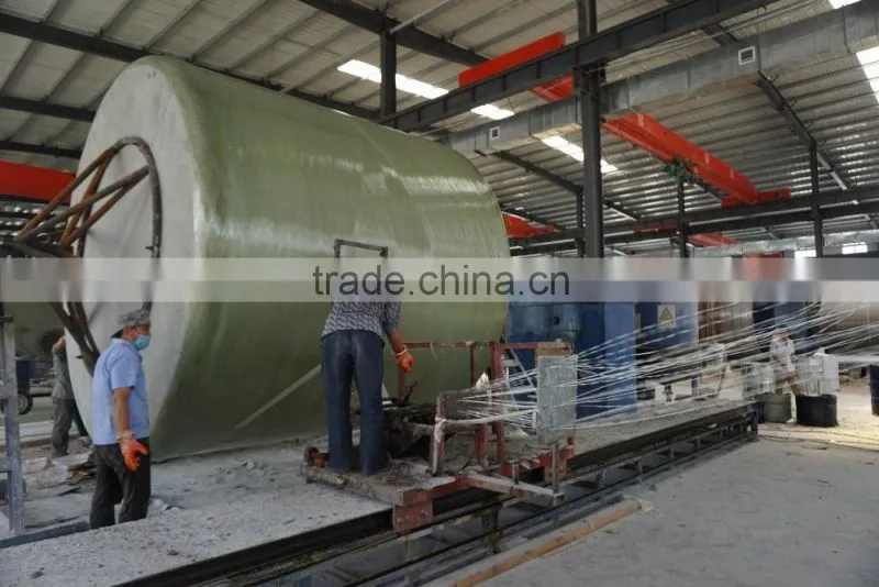 high capacity CNC FRP water tank winding machine for making GRP vessels