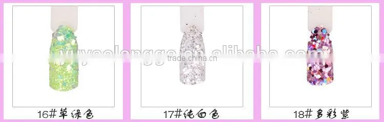 12 color set for Manicure plum sequins beauty TIPS desgin sticker
