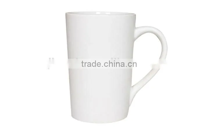 Wholesale promotional white blank ceramic mug for advertising