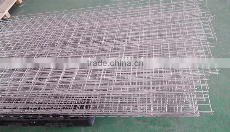 Steel type wire mesh cable tray
