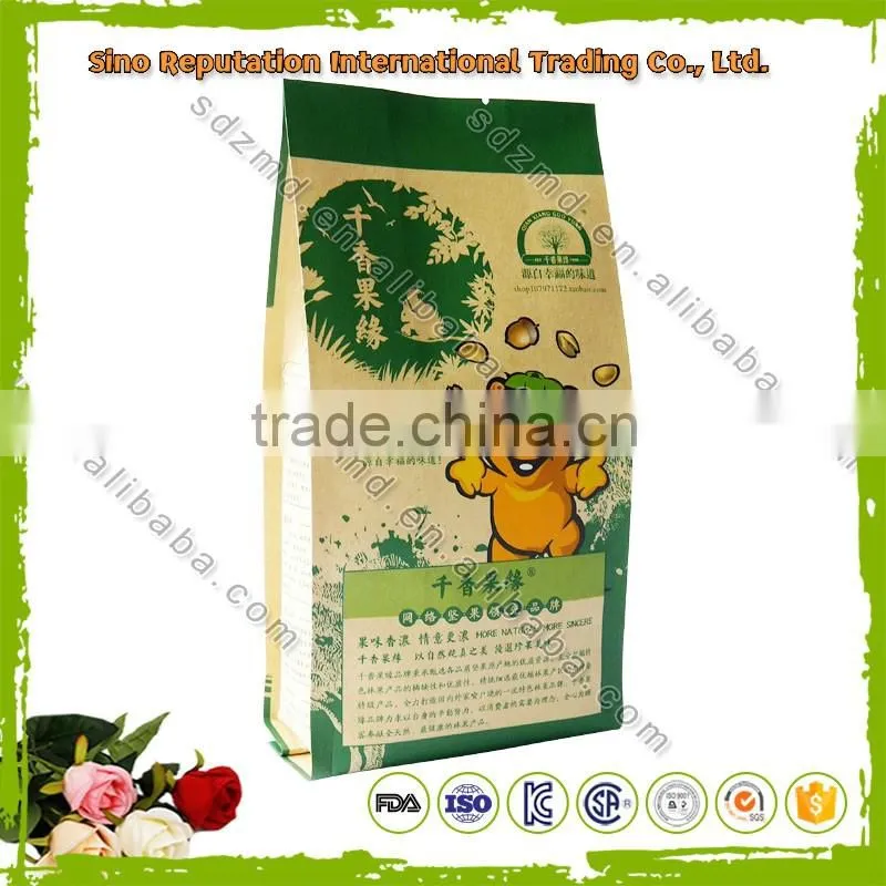 Custom printed bitumen kraft paper bag