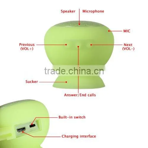 Hands-Free Function Waterproof Mini Bluetooth Speaker