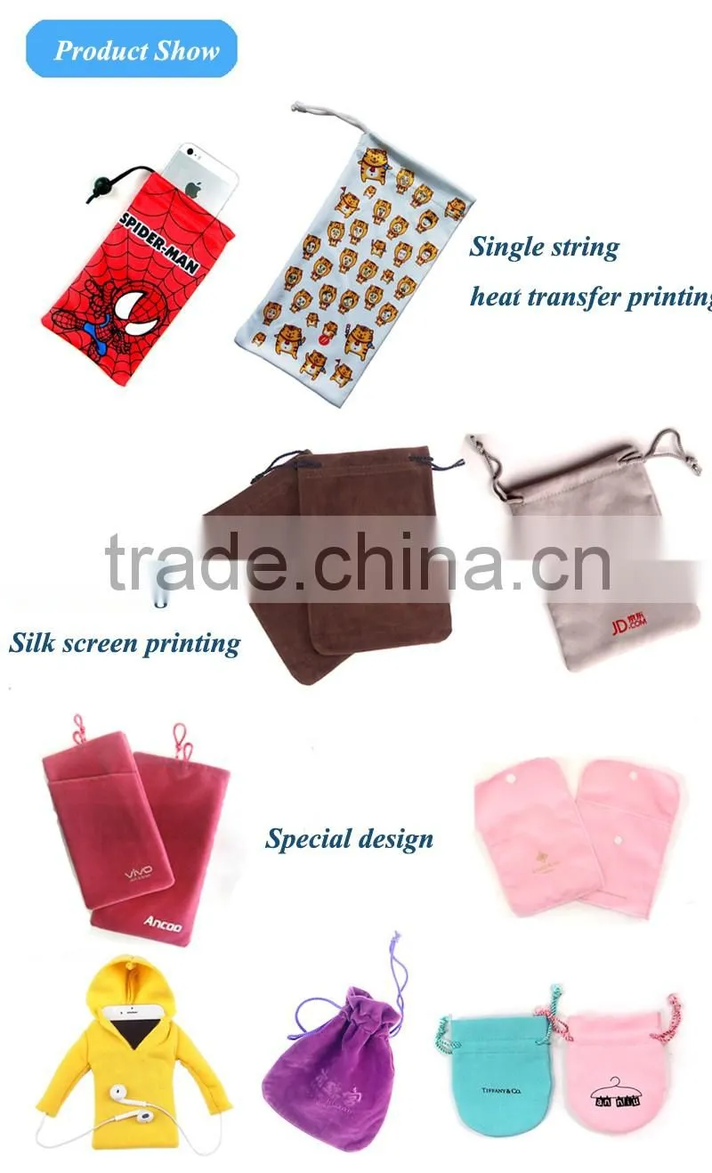 customized logo waterproof phone pouch eyeglasses bag