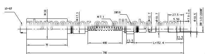 Healthful flexible stem melt cheap pressure transmitter 0-10V