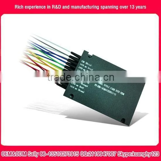 Fiber Optic Passive 50GHz/100GHz/200GHz DWDM OADM modules 16 channels Duplex DWDM AAWG Mux Demux OEM factory