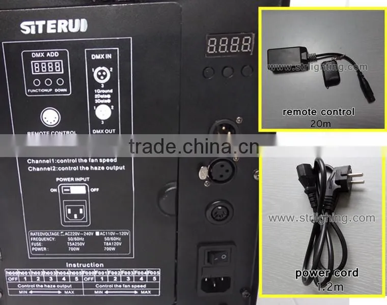 Durable energy saving stage smoke effect DMX haze machine