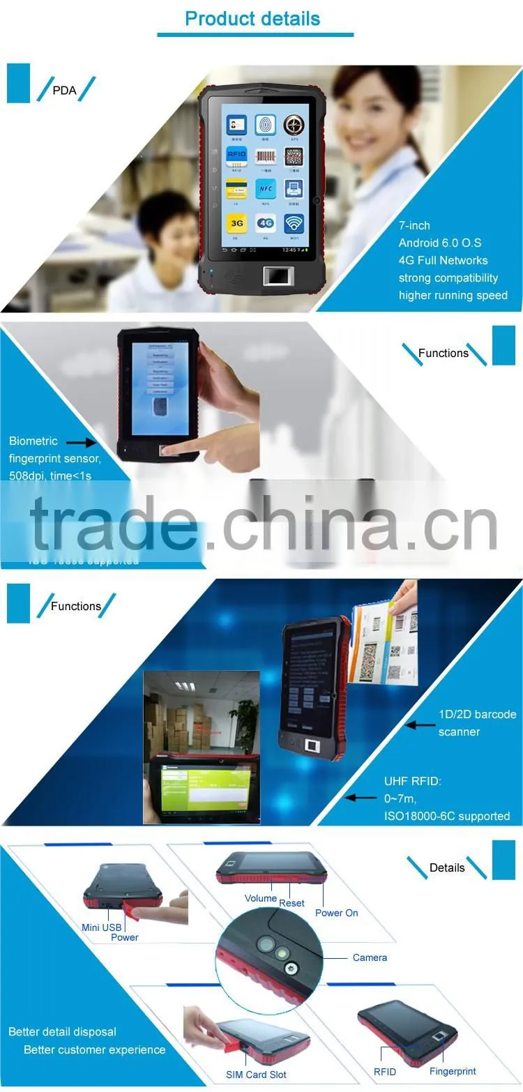 Mini design custom-made fingerprint scanner for phone with free sdk