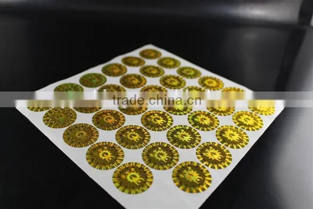 3D Rainbow hologram label sticker for e liquid bottle
