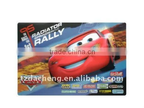 3D plastic table mats