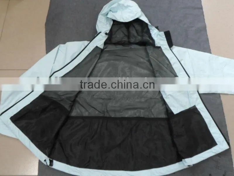 High quality softshell custom windbreaker jacket with hood
