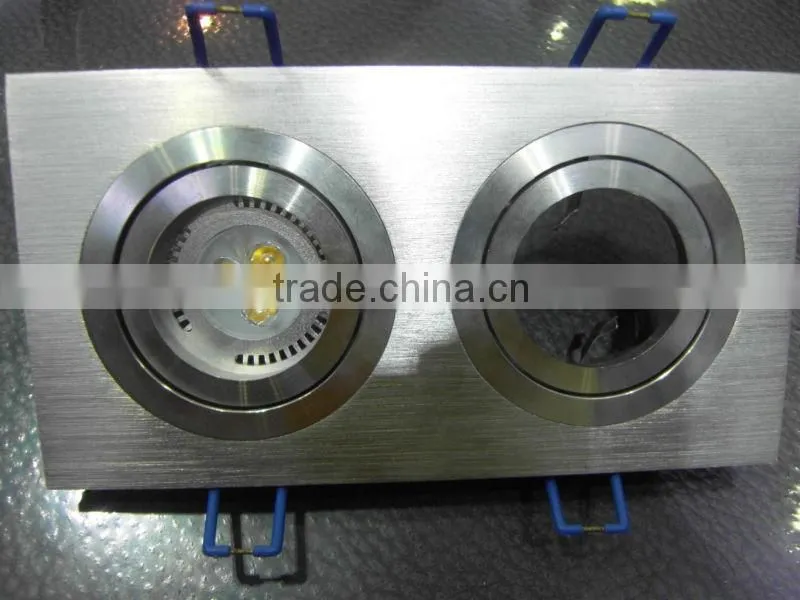high lumen aluminum round LED spotlight recessed installation