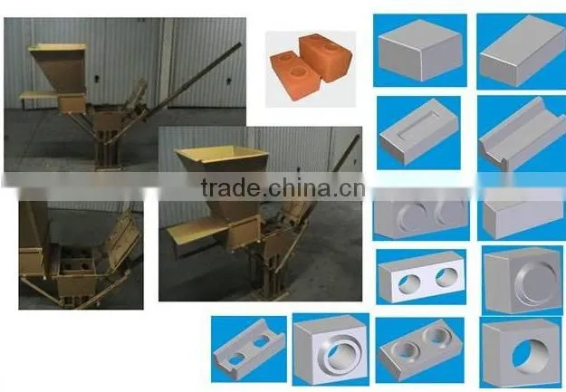 manual compressed earth block machine