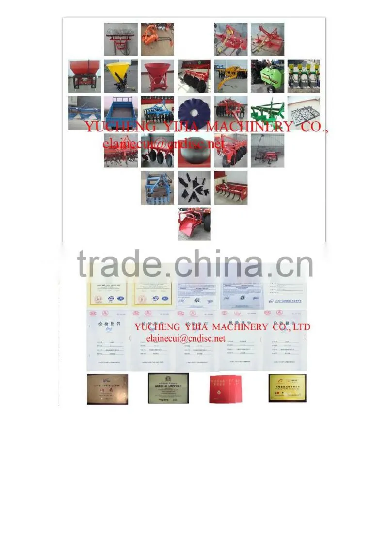 ridger disc ----agricultural equipment--- for tractor--new one