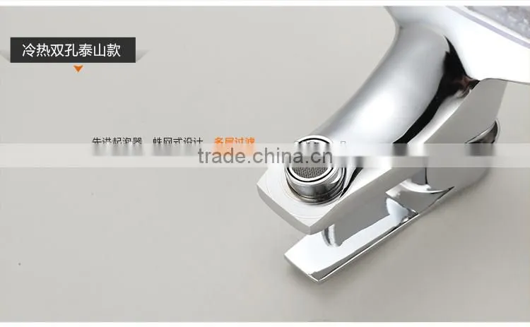 Water Saving Casting Brass Basin Faucet, Chrome finish basin faucet water tap valve