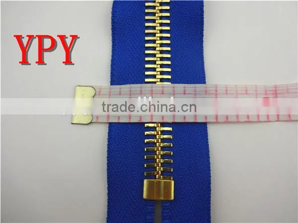 close end large metal zipper with factory price