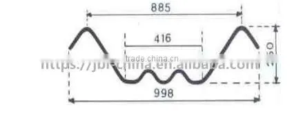 Good quality Multi Color Highway Guardrail Cold roll forming machine from JBL