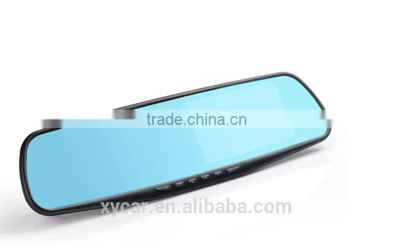 4.3 inch car mirror Dual cameras rearview mirror car DVR, car camera rearview XY-9064D