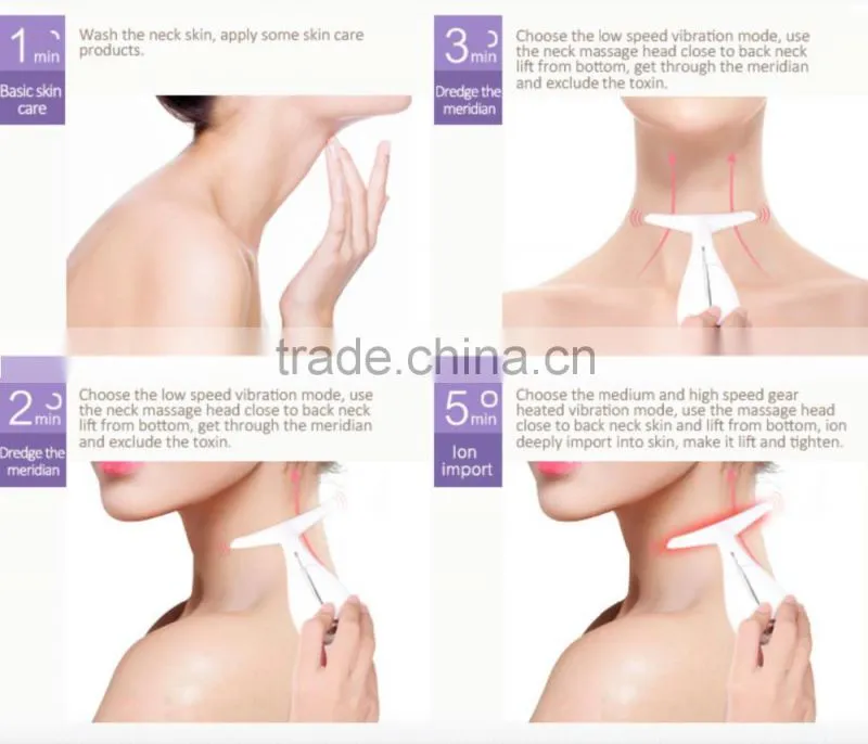 Electric Neck Wrinkle Remover neck massager neck wrinkle treatment neck lift li-ion battery Mexingroup
