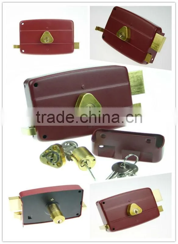 rim door lock mortise door lock