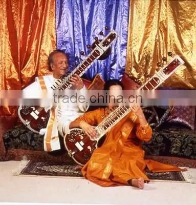 Ravi Shankar Style With Fiber Box Professional Quality India Indian Double Tumba Sitar