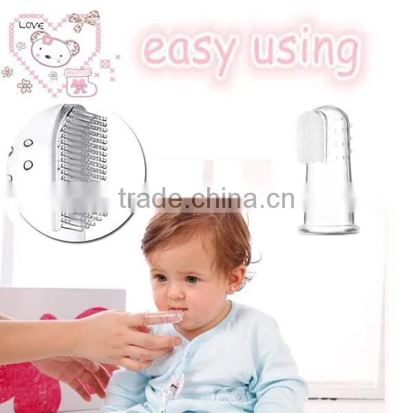 Factory directly sale silicone baby tooth and tongue clean brush