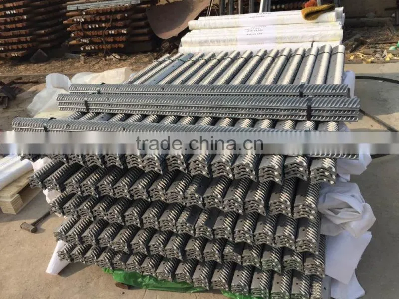 COMBINE HARVESTER RASP BAR WITH DOUBLE HOLES