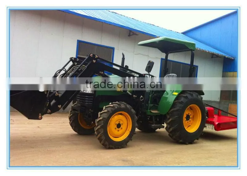 40-60HP 4x4 tractor with 4in1 front end loader