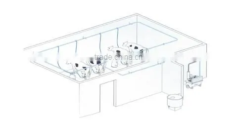 Fixed Type (Cow milking machine)