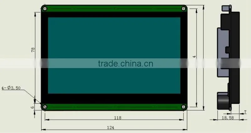RISTRON 5.0 Inch Industrial Touch Screen