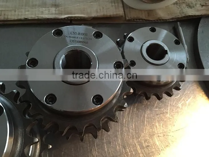 CY1-B one way roller type overrunning clutch bearing with sprocket