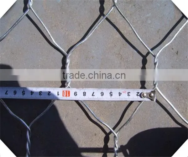 high quality gabion retaining wall / galvanized gabion basket