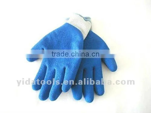 latex palm coated safety gloves