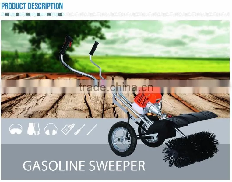hand push floor sweeper machine