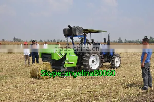 self-propelled small round balers for compact tractor