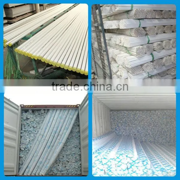 White Rigid Plastic PVC Electrical Conduits