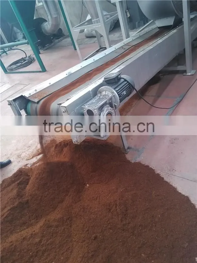 The Philippines best selling coco peat drying production line for making coco peat block