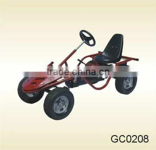 Heavy-duty frame,Adjustable seat position different people go cart