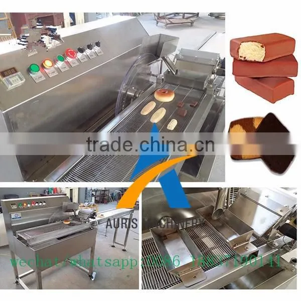 Popular candy cookies enrober chocolate machine