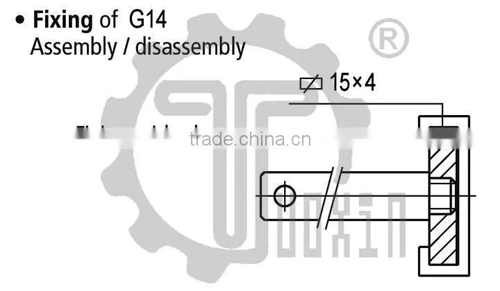 G14 Modular Conveyor Chain Profile Sideguide