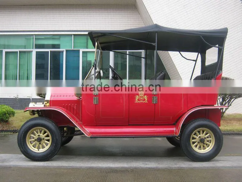 5 seats RARIRO vintage electric horse carriage royal golf car factory