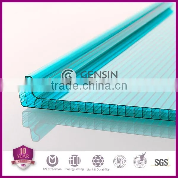 6mm Polycarbonate Locking System with All the Accessories for Roofing Solutions