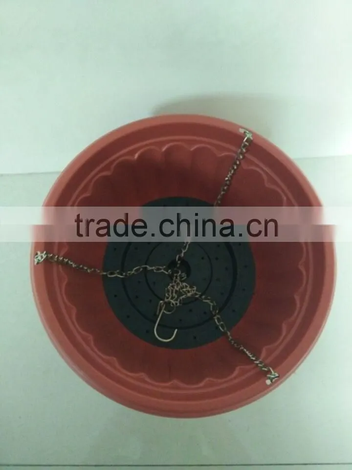cheap hanging basket supplier/planter pot/plastic hanging baska pot
