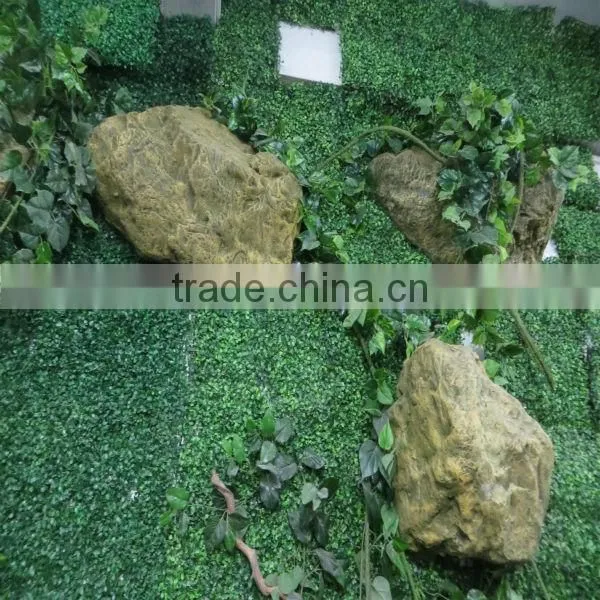 wholesale price decoration indoor artificial wall hanging plants and rocks
