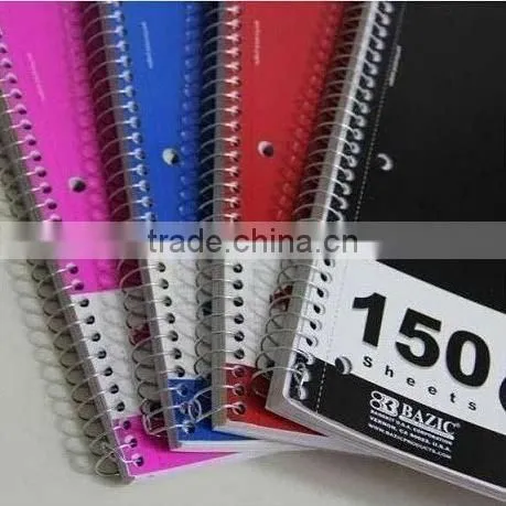 5 subject notebook 150 sheets closeout