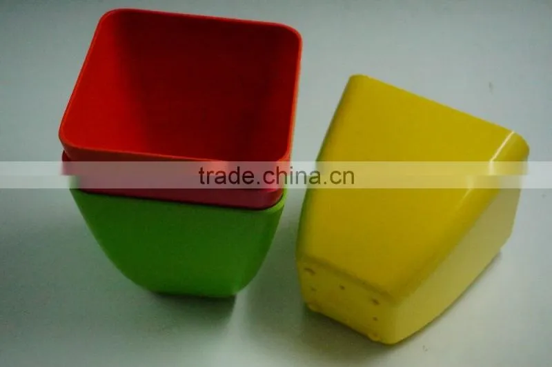 Factory hot sale bio bamboo fibre flower pot